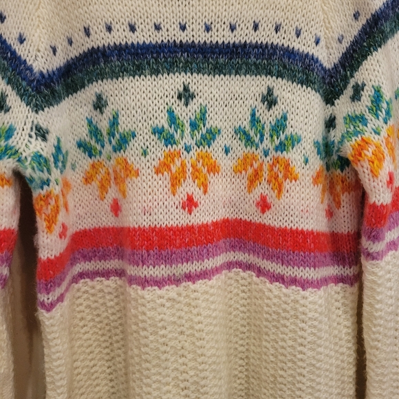 American Eagle outfitters Rainbow Fair Isle Jegging Sweater - Picture 4 of 4